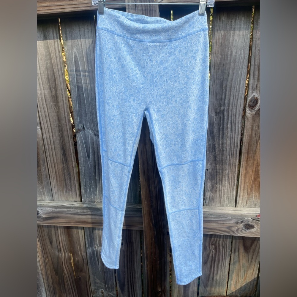 Gymshark Dry Moisture Management Fleur Blue Leggings Women Size Medium